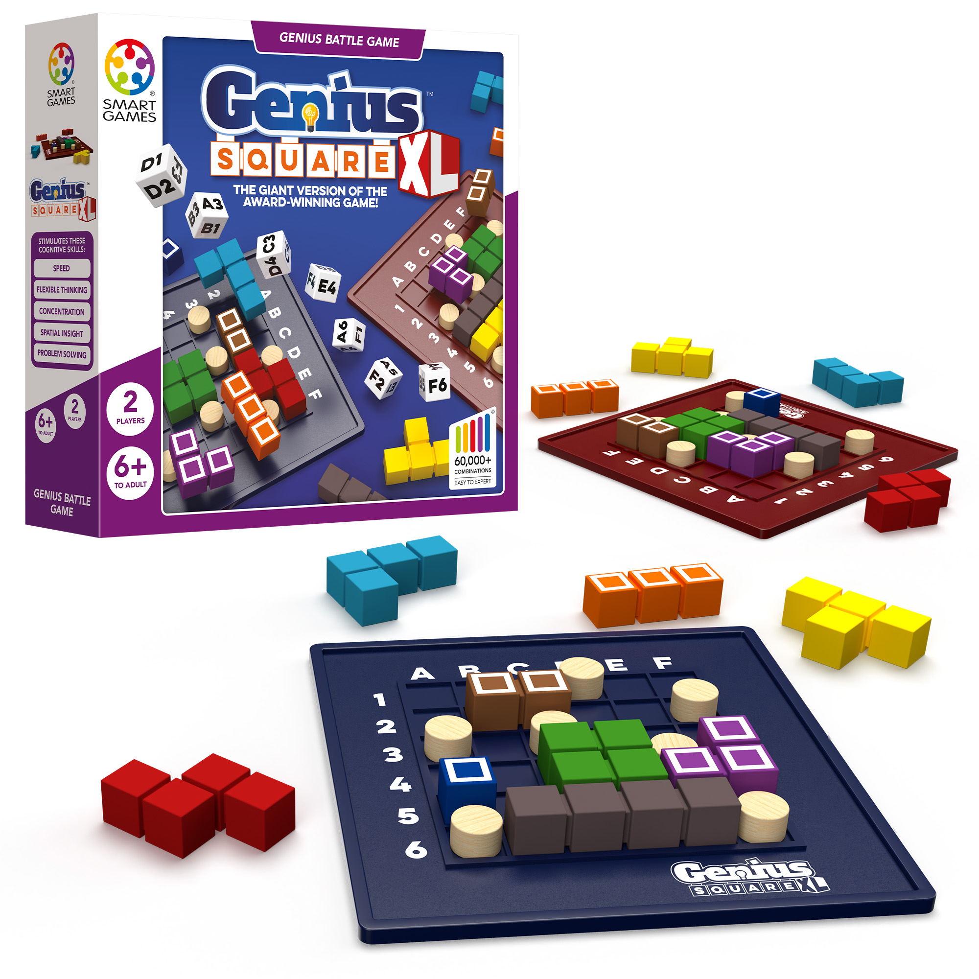 SMARTGames Logikspiel Genius Square XL