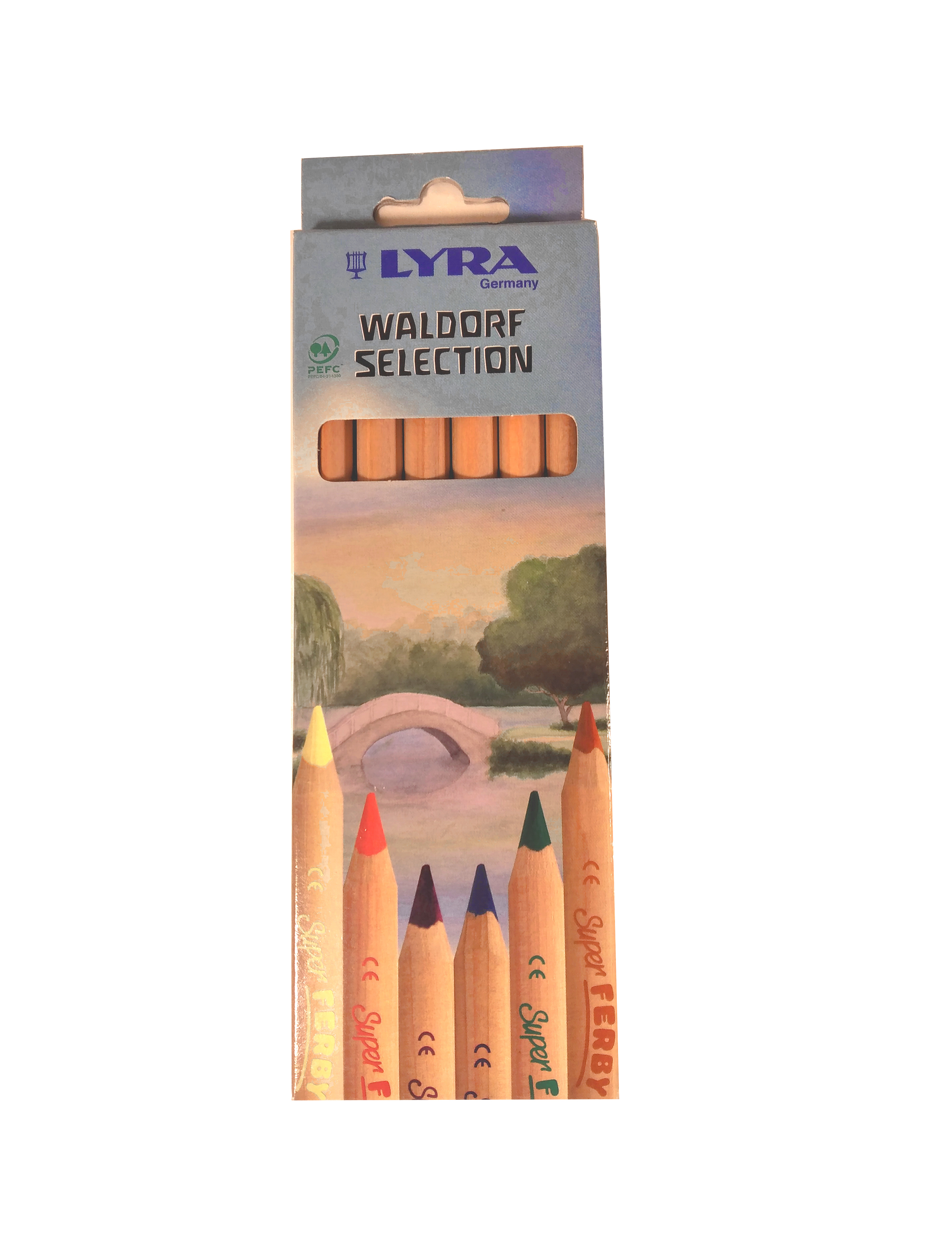 Lyra SuperFERBY Waldorf Selection 6 Buntstifte im Karton 