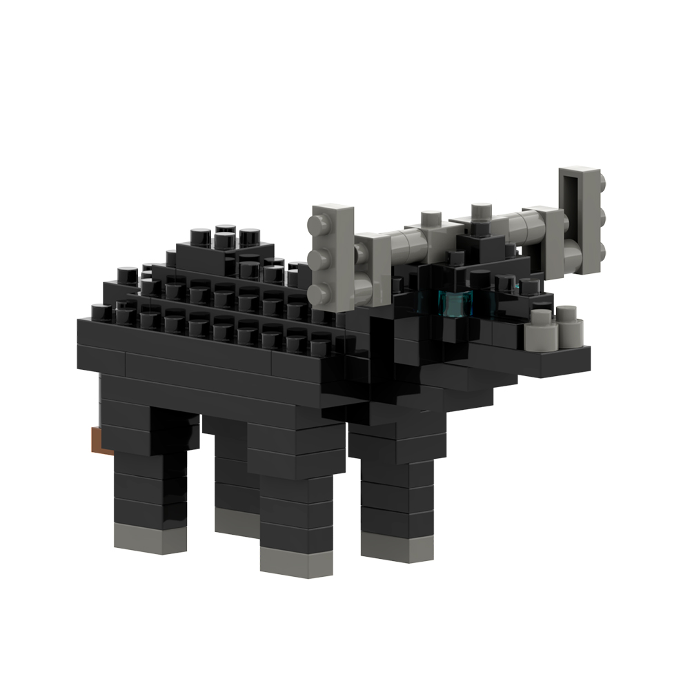 Brixies Büffel 92 Mini-Klemmbausteine