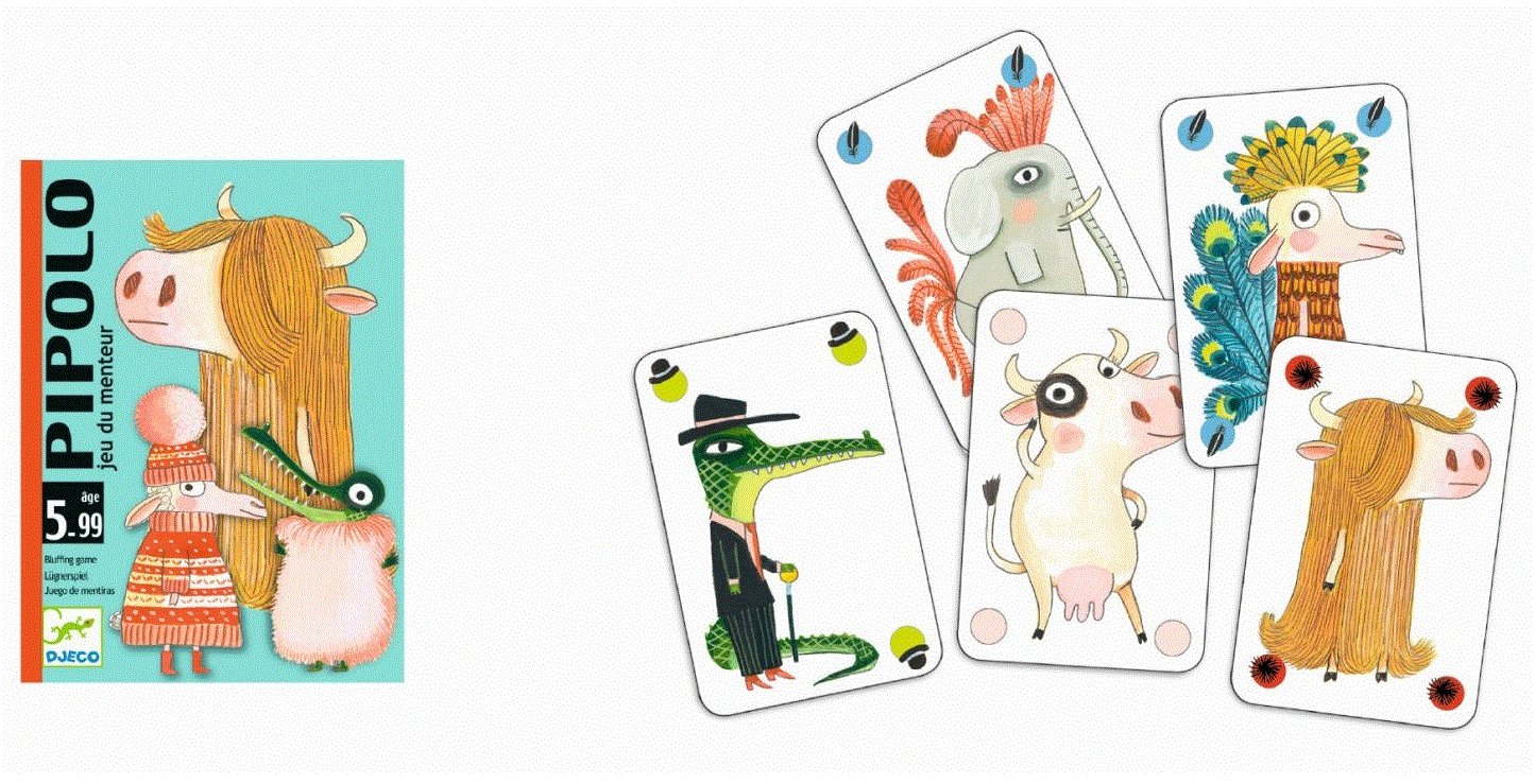 Djeco Kartenspiel Pipolo