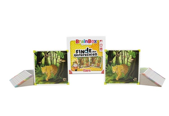BrainBox - Finde den Unterschied - Tiere Spiel dich schlau