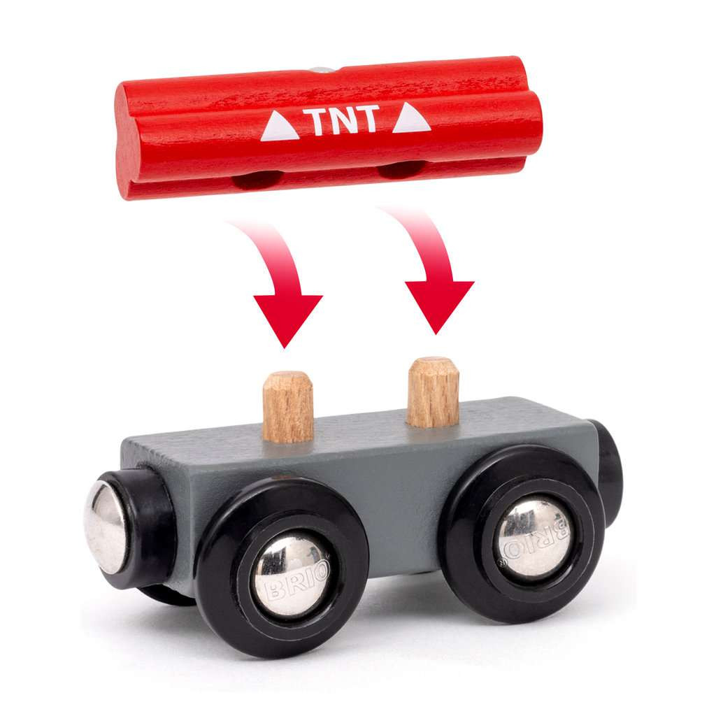 BRIO Eisenbahn Tunnel mit Sprengfunktion