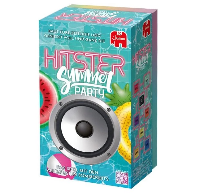 Jumbo Partyspiel Hitster Summer Party Gesellschaftsspiel rund um die Musik
