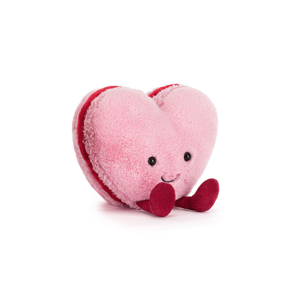 Jellycat Stofftier Amuseables Colette Heart Macaron Pink Valentinskollektion
