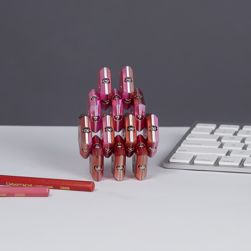 SPEKS Geode Sphere Chrome Stellar Pink Magnet Fidgettoy ab 14 Jahren