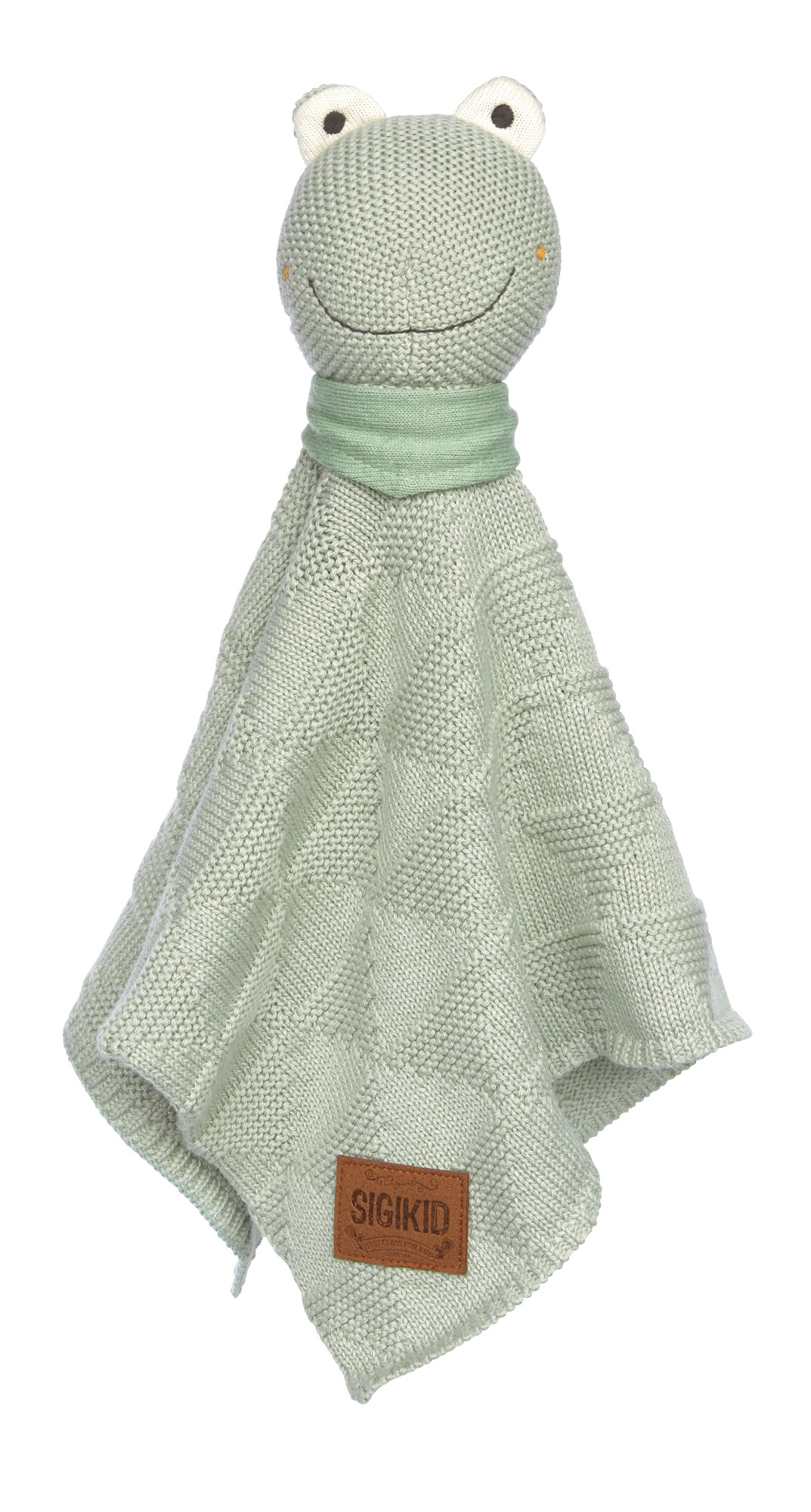 Sigikid Schnuffeltuch Frosch mint aus Strick 