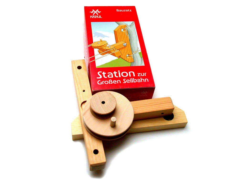 Walter Kraul Große Seilbahn Station für zw für 2 Wagen 