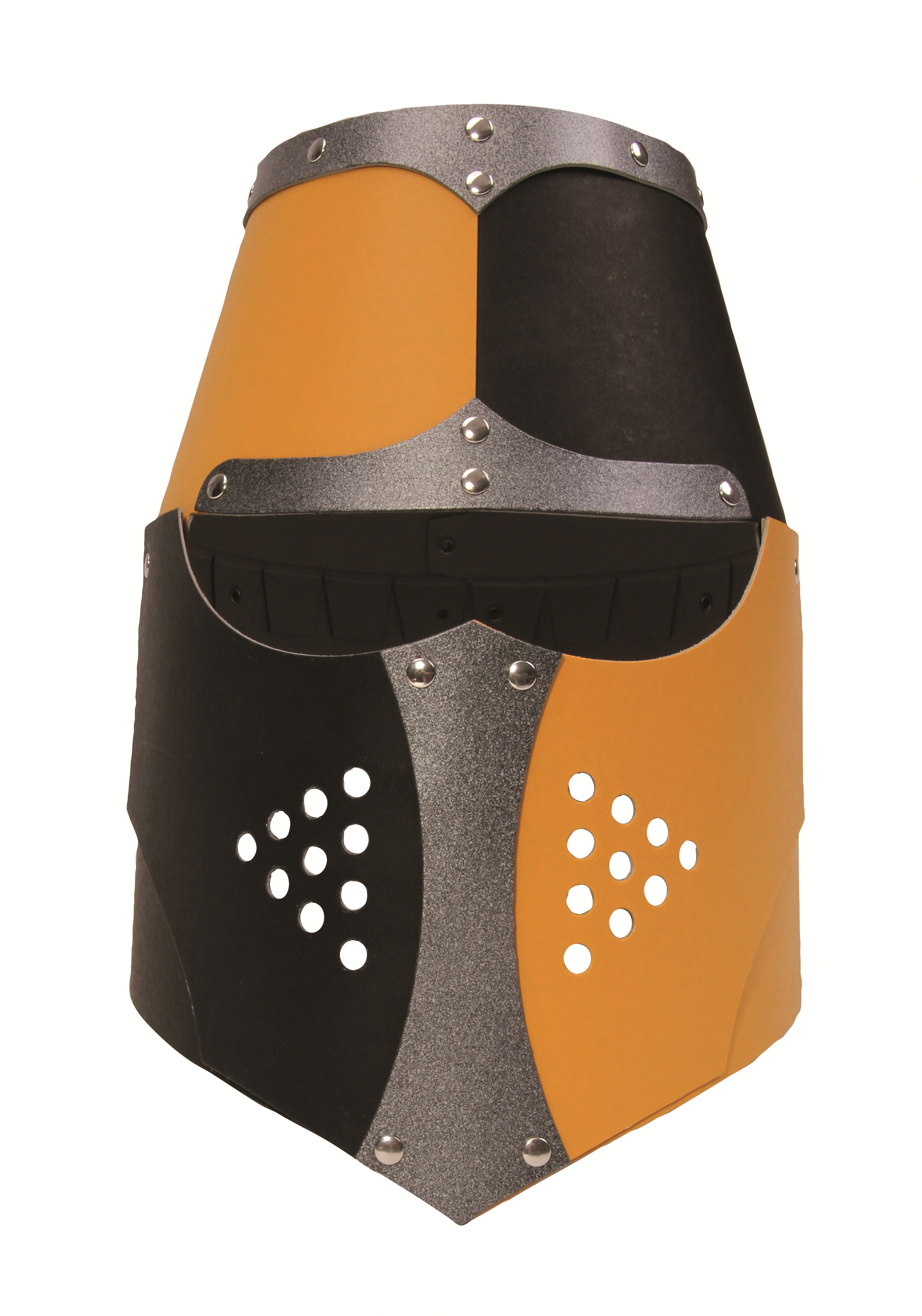 Vah Normannenhelm schwarz-gelb-silber Kinder Ritterhelm