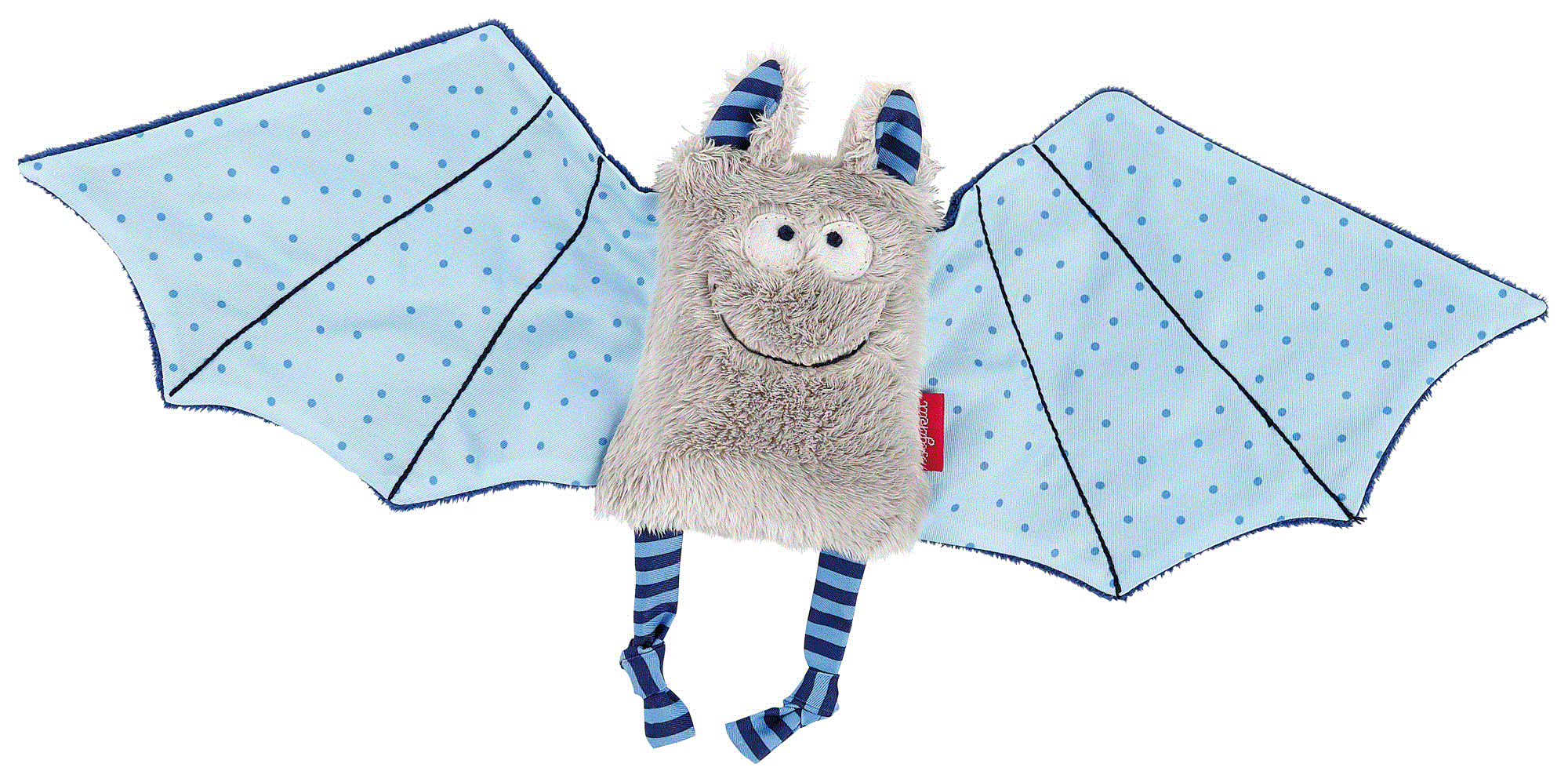 Sigikid Schnuffeltuch Fledermaus blau 