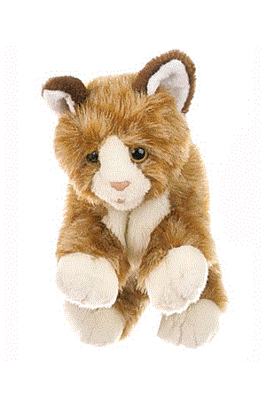 Living Puppets Handpuppe braune Katze