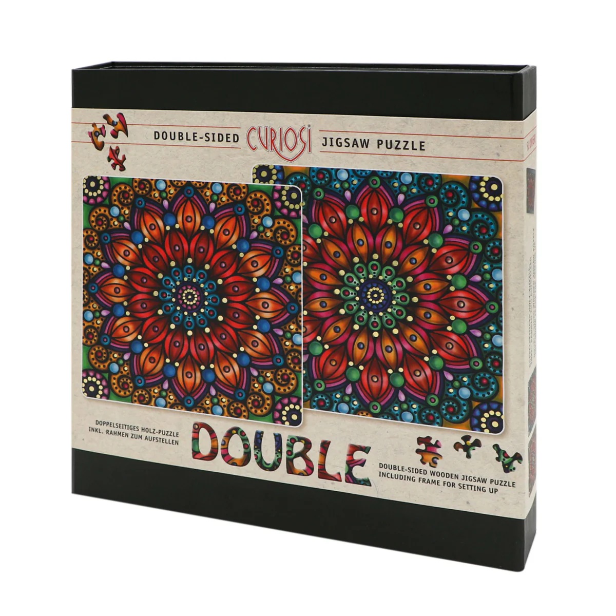 Curiosi Double Puzzle Flower mit Tablett