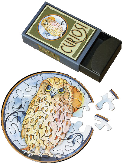 Curiosi Picoli Puzzle Eule / Owl
