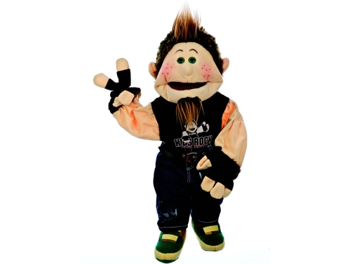 Living Puppets Handpuppe Larry der Sandkistenrocker 65cm