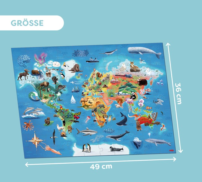 Haba Puzzle Weltkarte