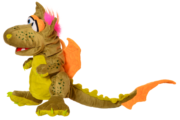 Living Puppets Handpuppe Drache Rocco Neuheit, voraussichtlich ab April 2026