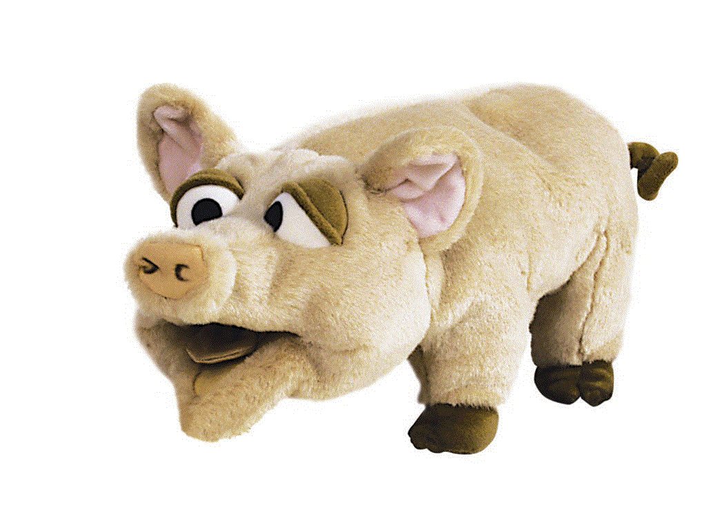 Living Puppets Handpuppe Gunda das Schwein Rarität