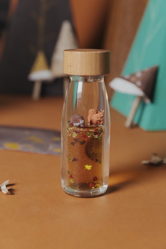 Petit Boum Move Bottle Autumn Sensorik Spielzeug Sensory Bottle