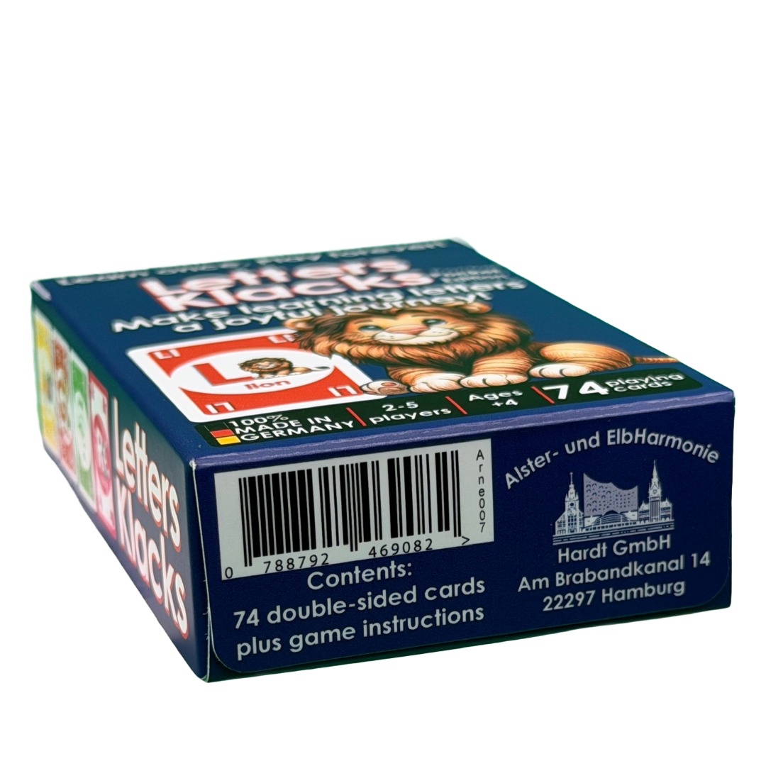 Kartenspiel Letters Klacks Pocket-Edition englisch
