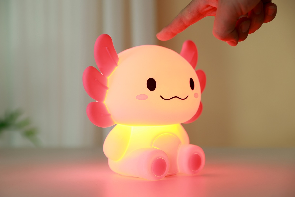 iTotal Silikon-Nachtlicht AXOLUTELY Axolotl Nachtlicht