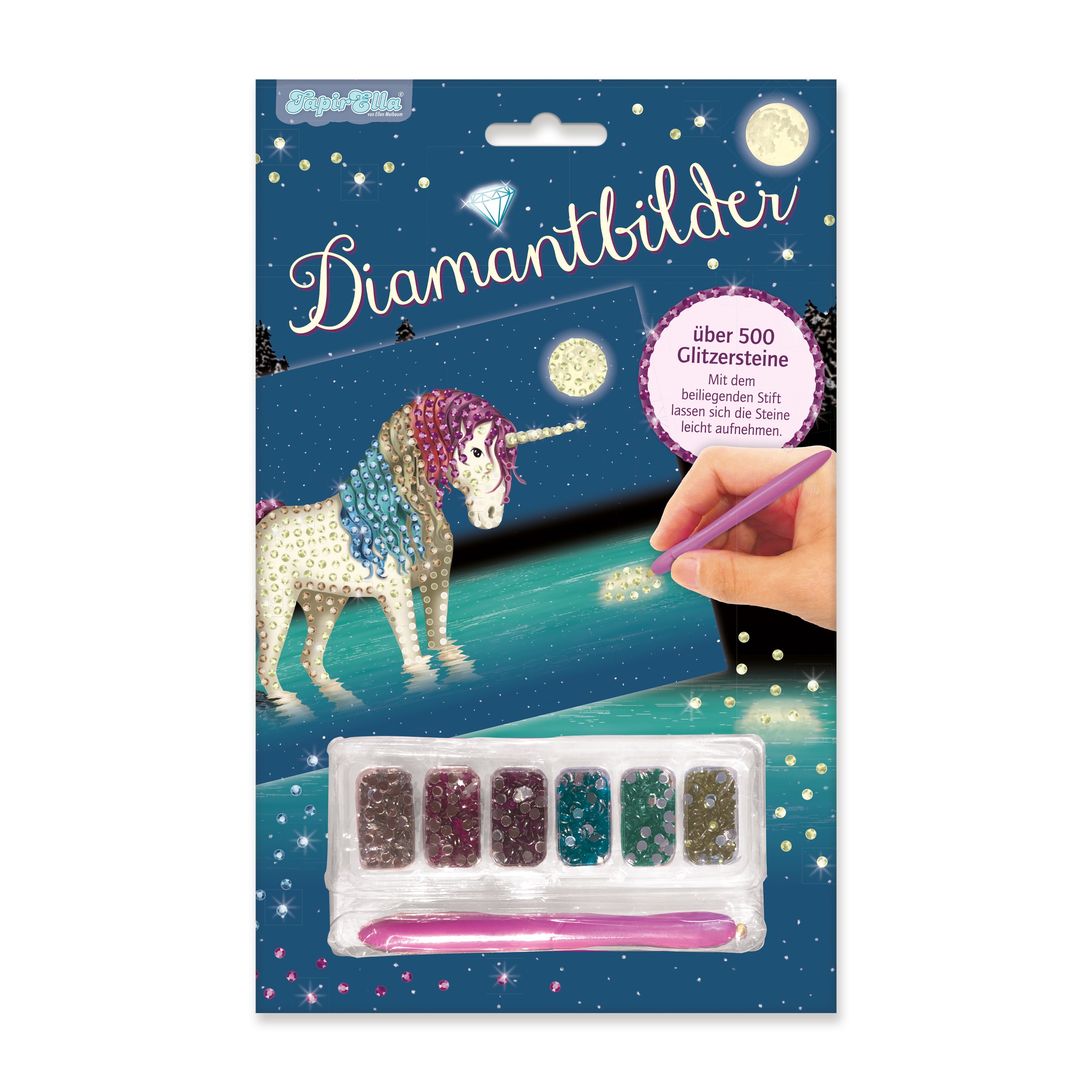 Lutz Mauder TapirElla Diamantbild Einhorn Lunabelle Diamond Painting