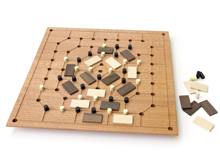 Gerhards Brettspiel ConHex mit Steckern Holz-Brettspiel