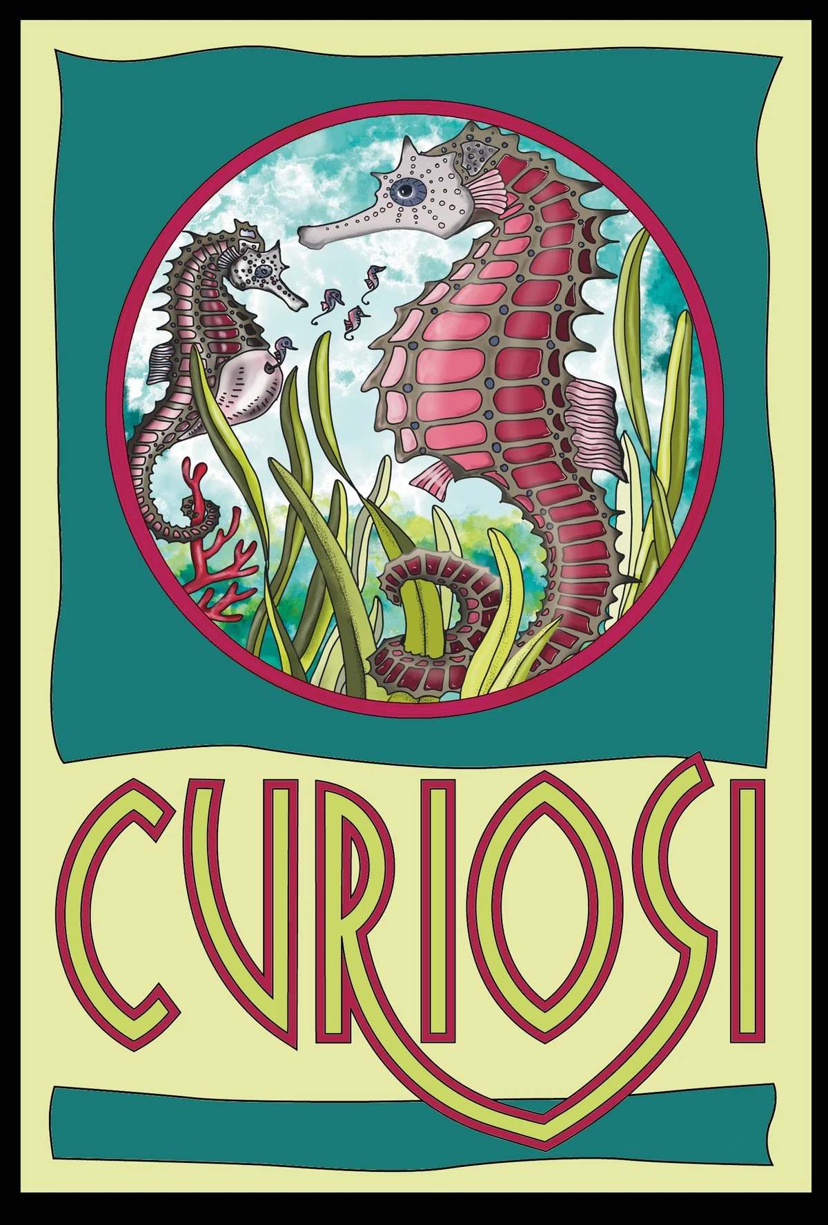 Curiosi Picoli Puzzle Seepferdchen