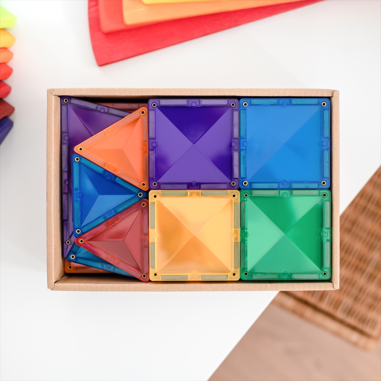 Connetix Magnetbausteine Rainbow Starter Pack 60 Teile