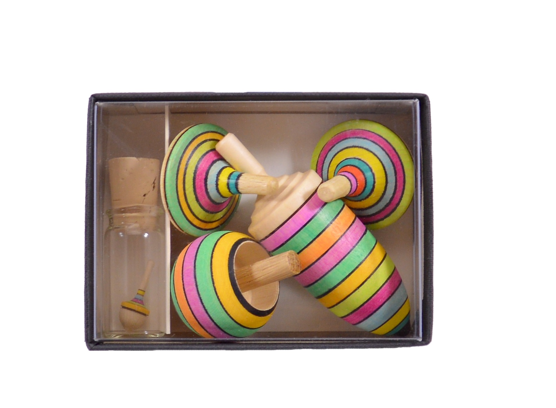 Mader Kreisel-Lernset Frühling Holzkreisel Set aus der Kreiselmanufaktur