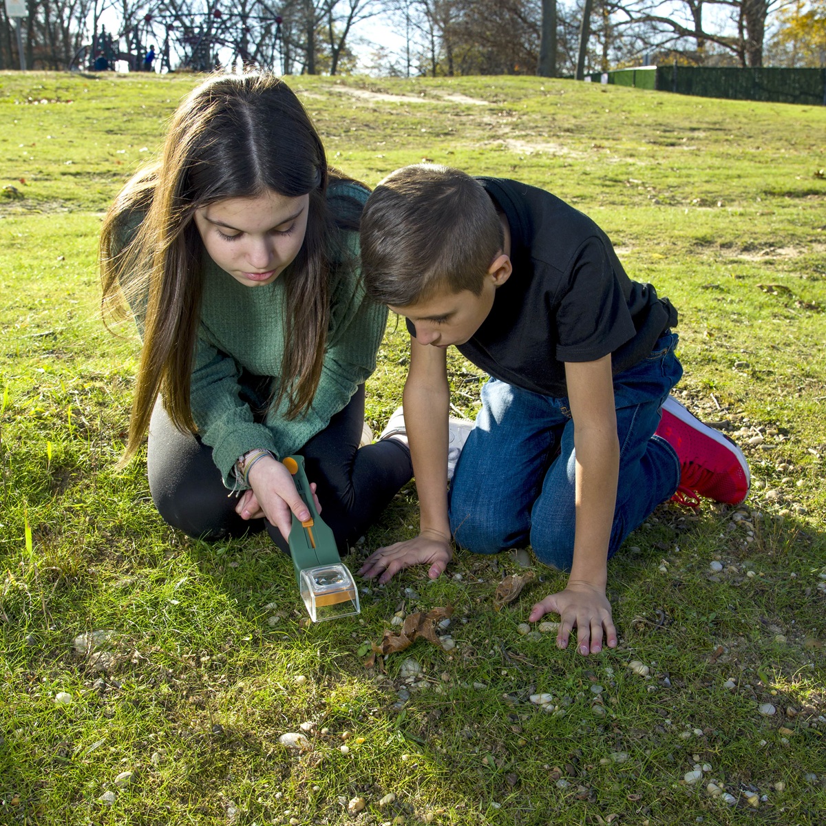 Carson Einhand-Insektenfänger BugView mit 5-fach Lupe