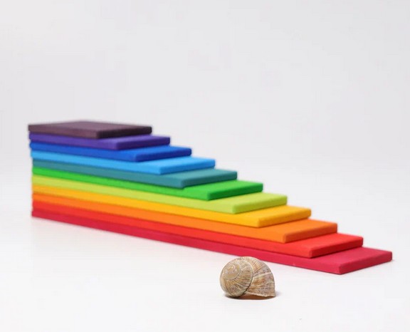 Grimms Bauplatten Regenbogen, 11 Tei