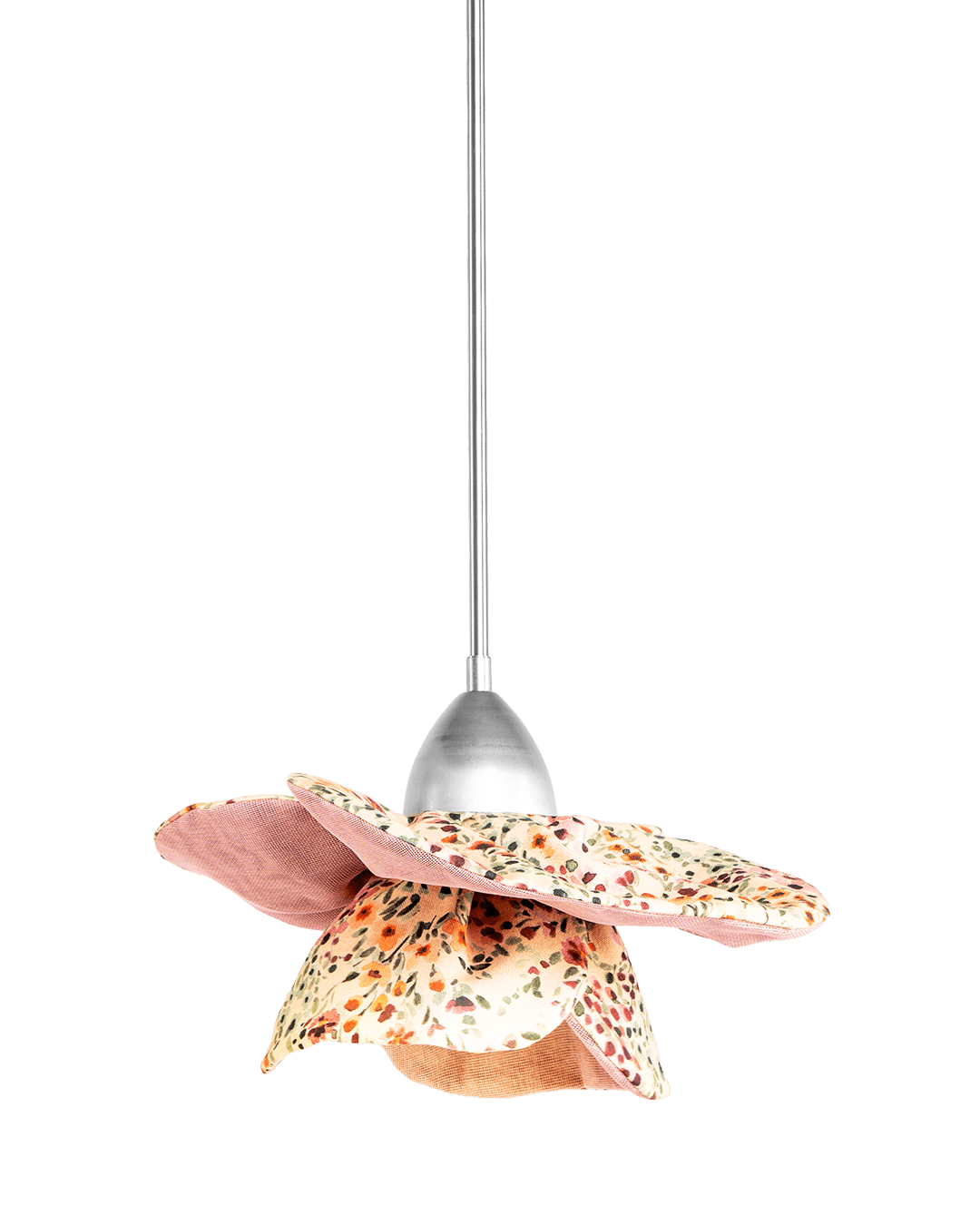 Skitso Hängelampe Vintage Bloom Poppy - Blütenlampe aus Stoff Luminous Botanica pentant