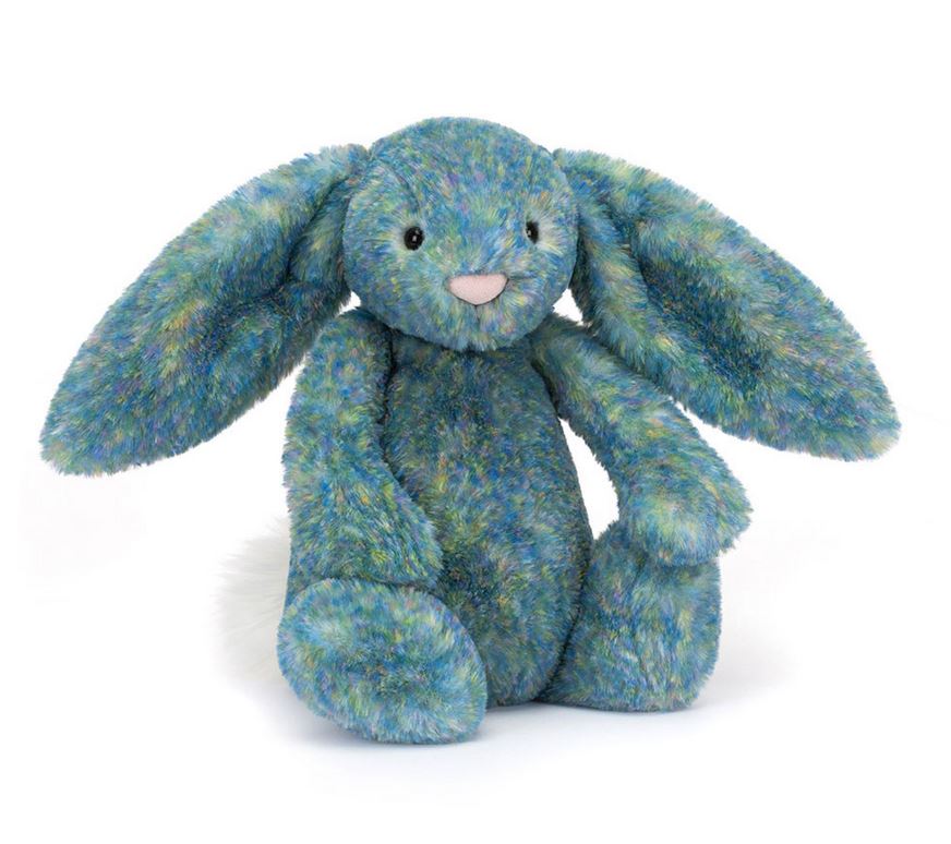 Jellycat Stofftier Bashful Luxe Bunny Azure Huge Plüschtier Hase Azurblau