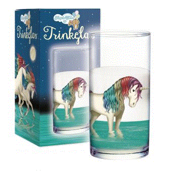 Lutz Mauder TapirElla Trinkglas Einhorn Lunabelle