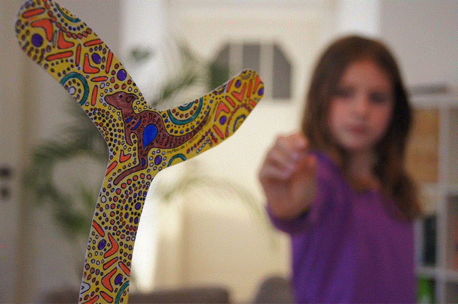 Tictoys MyFibo 4 Boomerangs zum Ausmalen