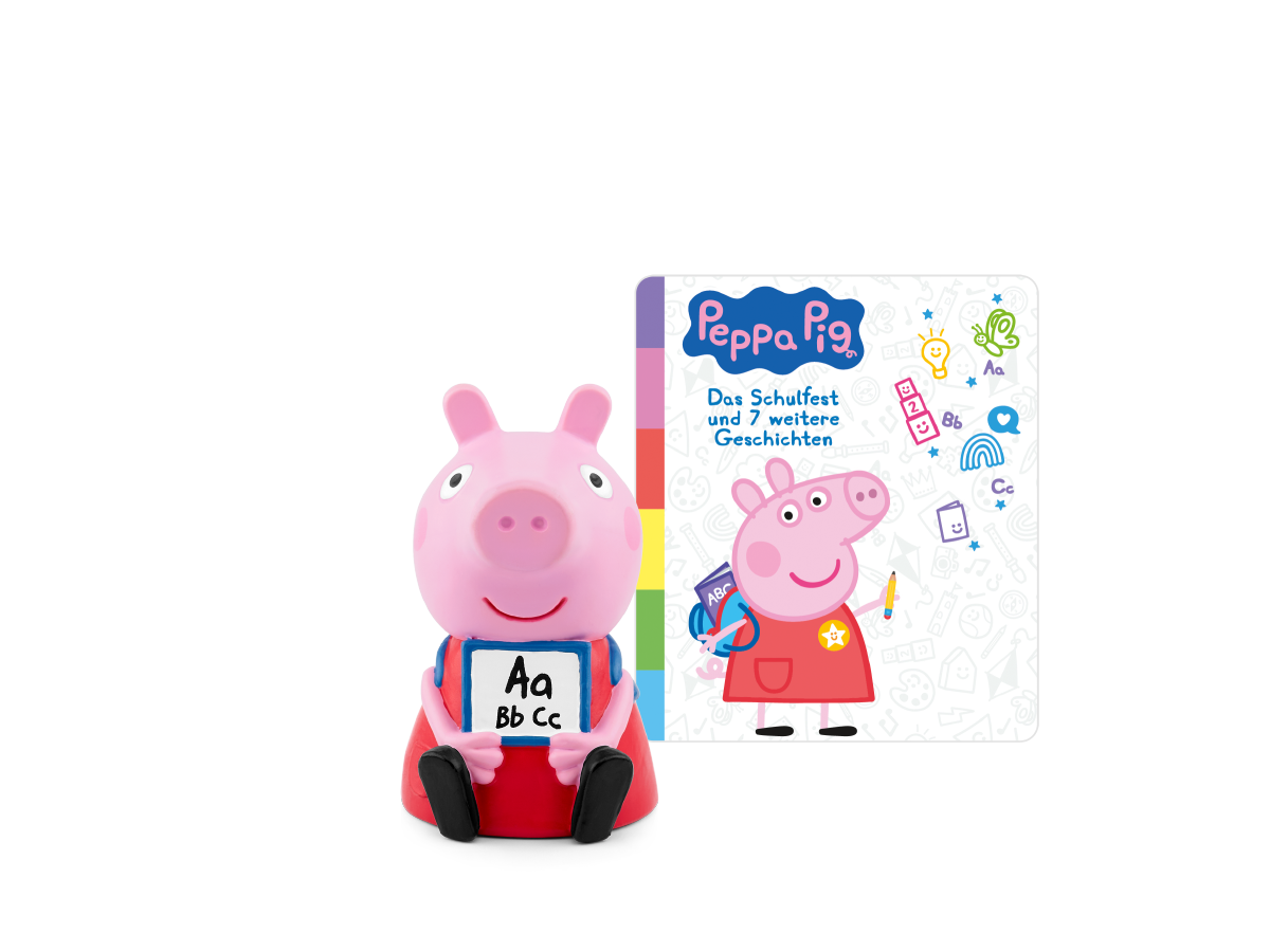 Tonies Hörfigur Peppa Pig - Das Schulfest und 7 weitere Geschichten