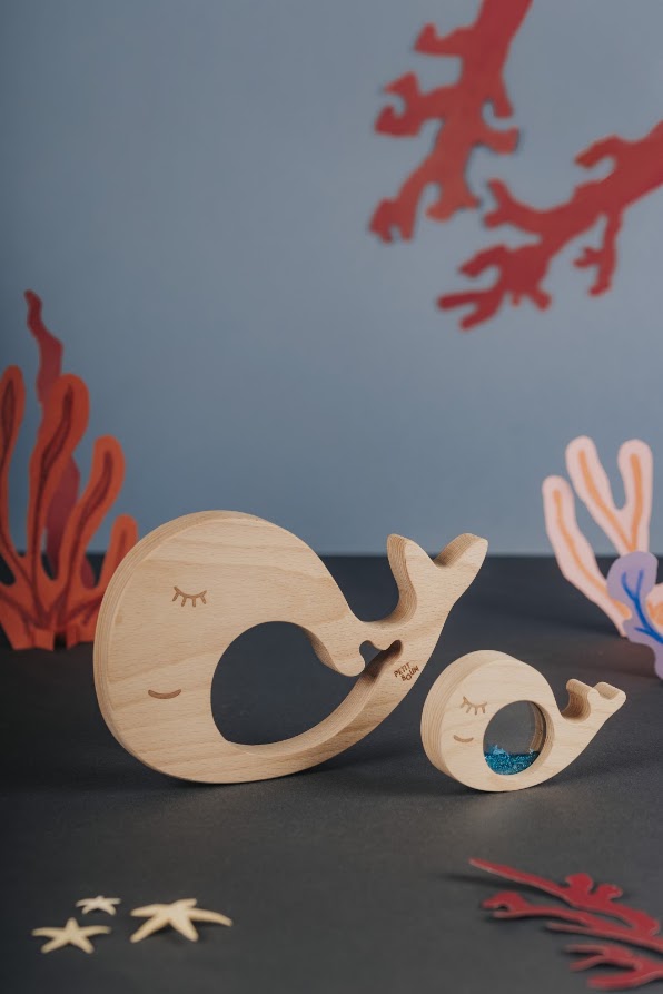Petit Boum Puzzle Whale and Baby