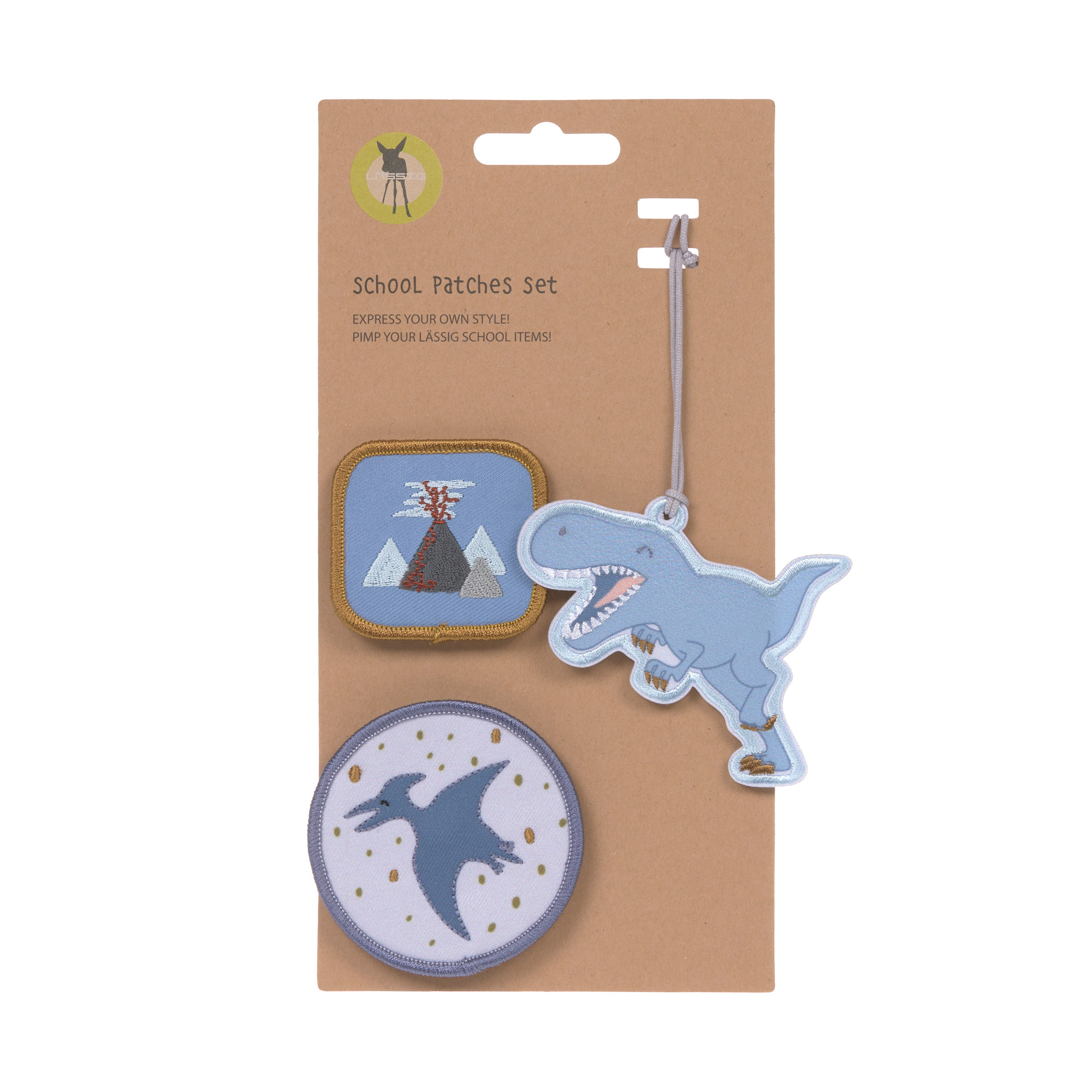 Lässig School Patches Set Dinosaur 