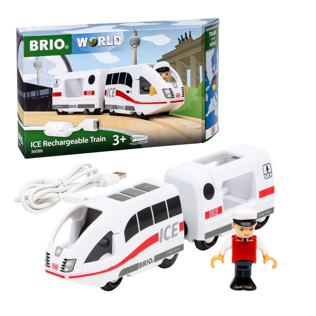 BRIO ICE Akkureisezug Batteriezug für die Holzeisenbahn
