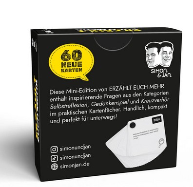 Simon & Jan Karten Erzählt euch mehr Klassik -Mini- Inspiration für Gespräche