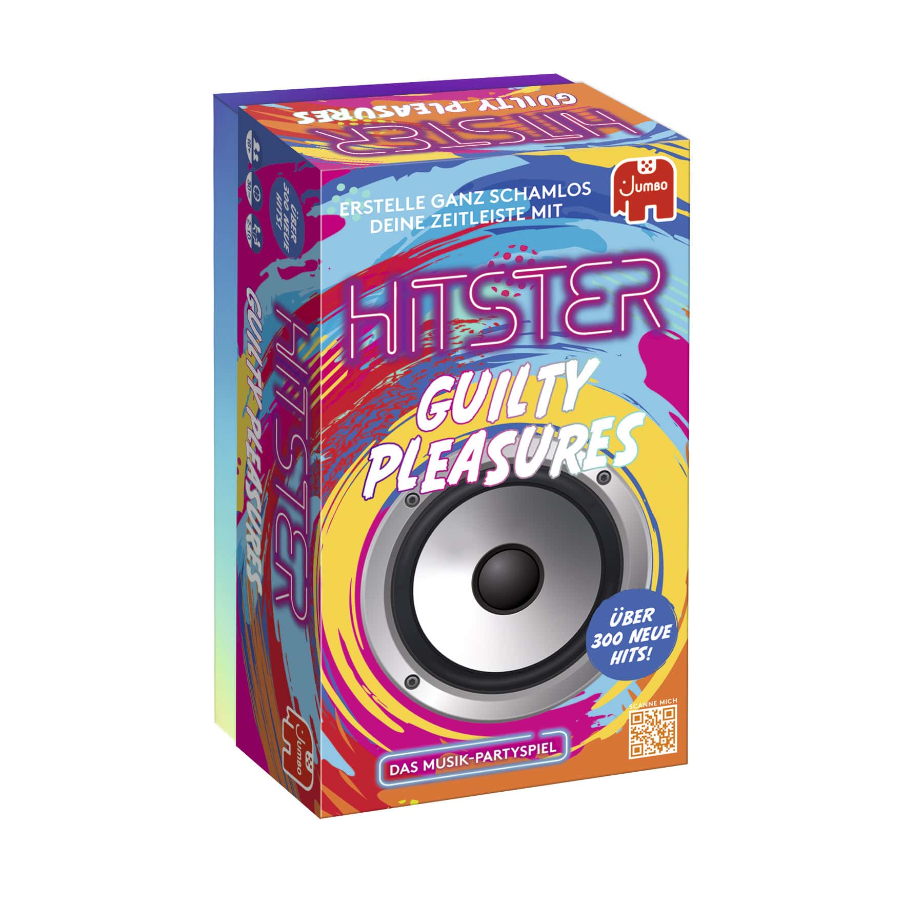 Jumbo Partyspiel Hitster Guilty Pleasure Gesellschaftsspiel rund um die Musik