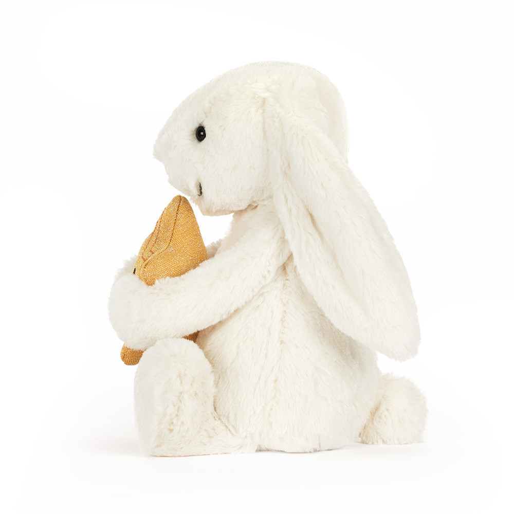 Jellycat Stofftier Cream Bunny with Star