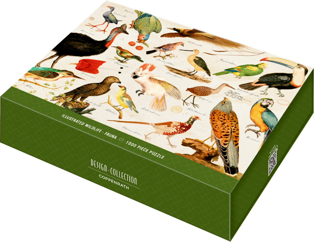 Coppenrath Puzzle illustrierte Tierwelt 1000 Teile in Geschenkbox 
