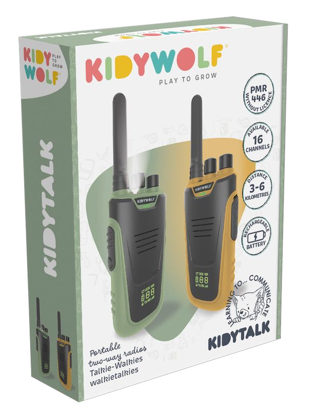 Kidywolf WalkieTalkies 2er Set grün/orange