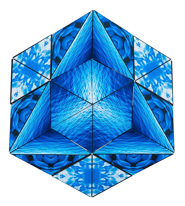 Shashibo Cube - Blue Planet Magnetwürfel