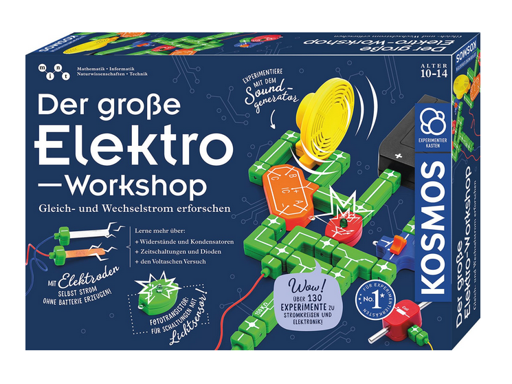 Kosmos Der große Elektro Workshop Experimetier-Kasten Strom