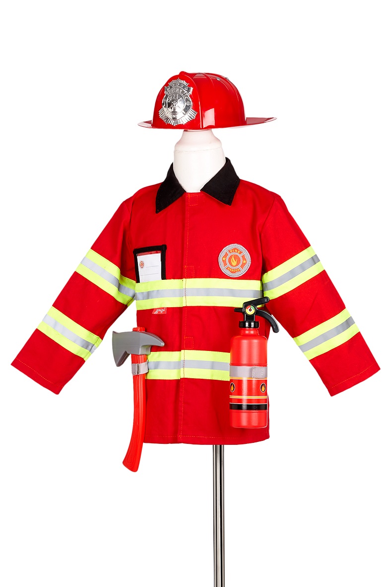Souza for Kids rotes Feuerwehrkostüm-Set 5-7 Jahre