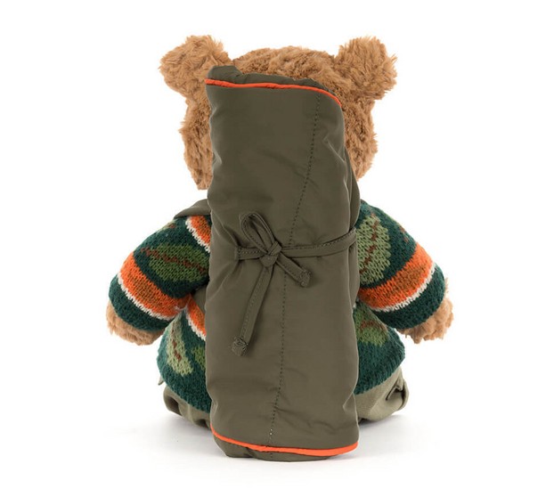 Jellycat Stofftier Bartholomew Bear Hiking Outfit