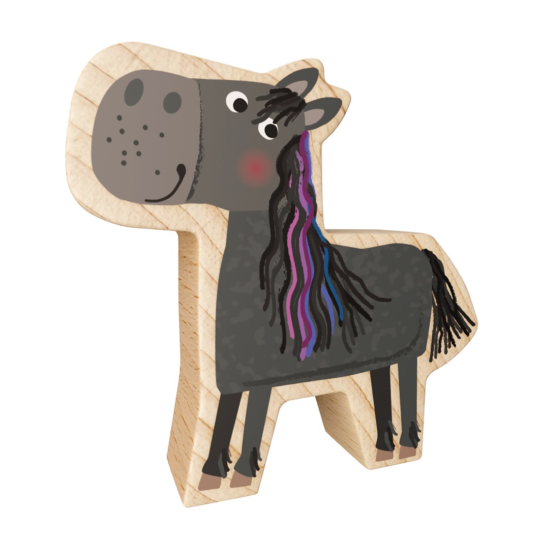 Haba My 1st Block World – Pferd Mika schwarzes Bausteinwelt ab 1 Jahr