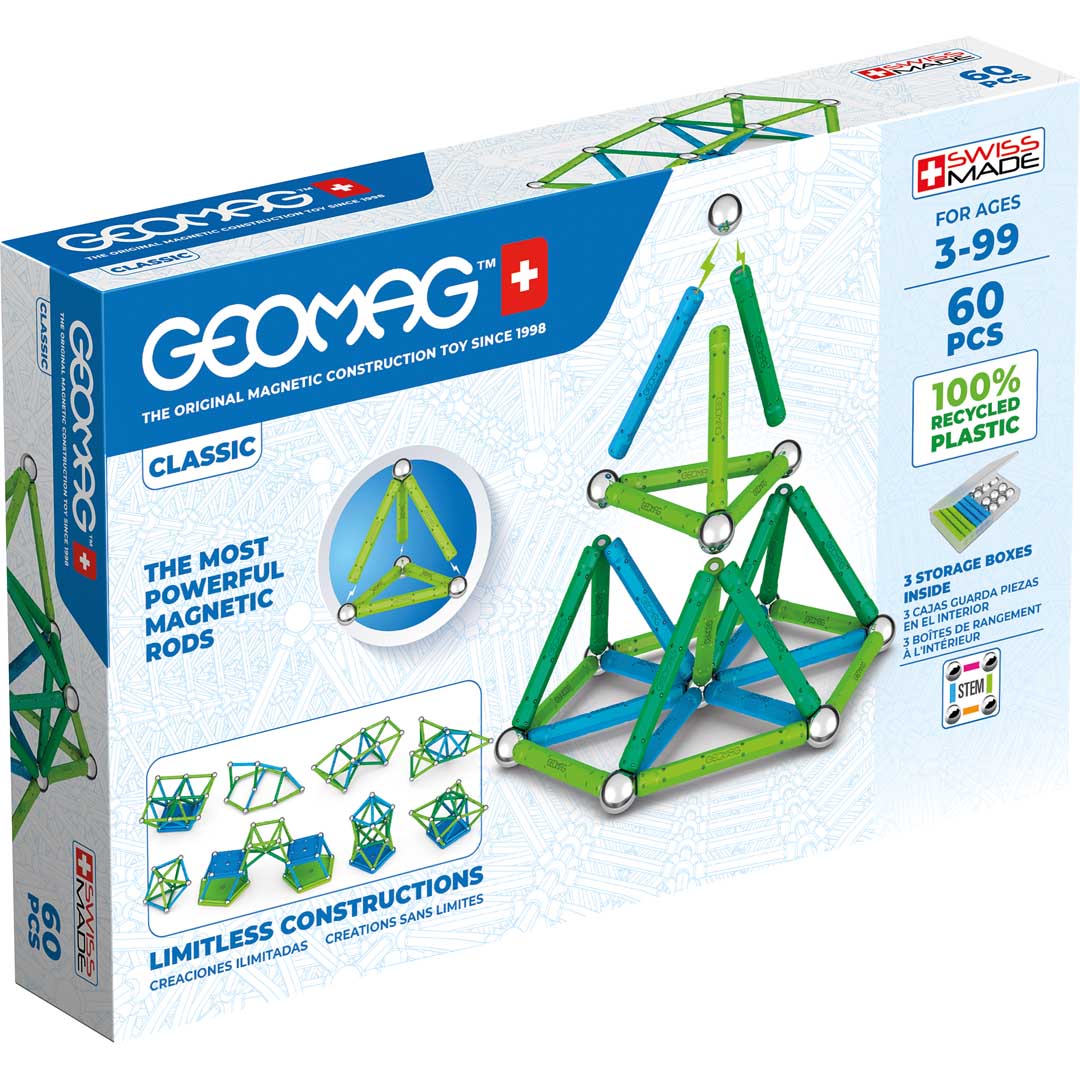 Geomag Classic Magnetbauset Recycled 60 