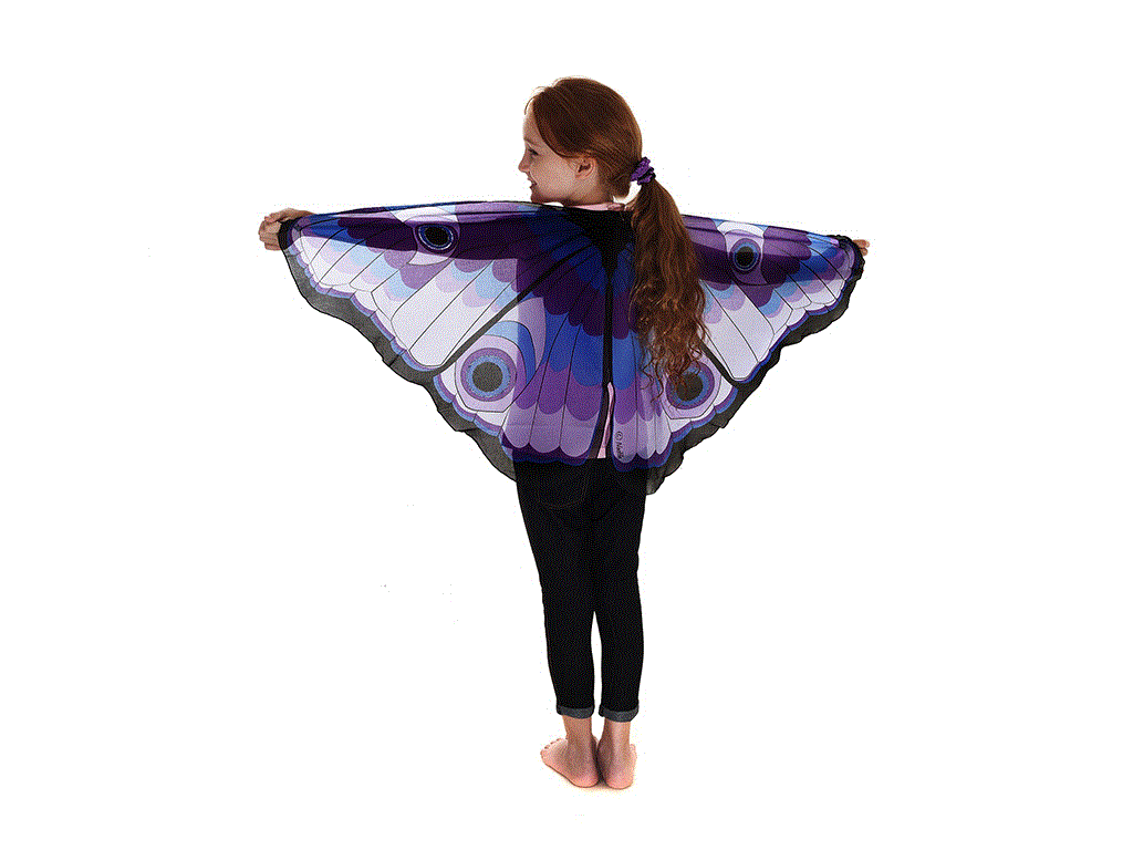 Fantasy Wings purple Buttfly. Schmetterlingsflügel mit Augen Dreamy Dress-ups